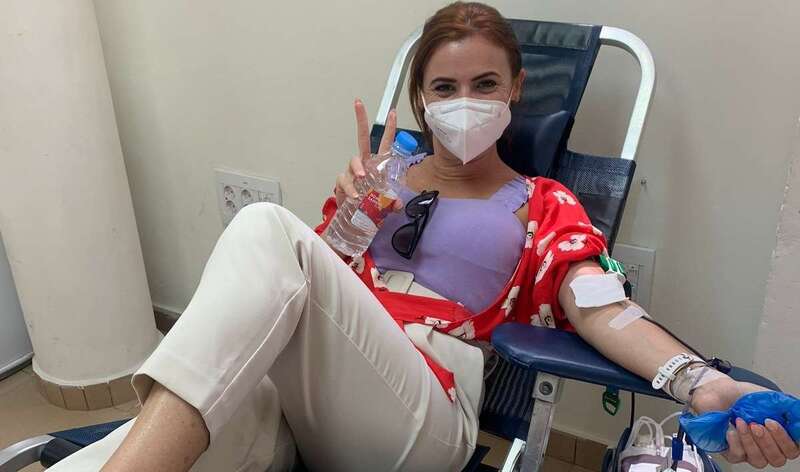 Donante de sangre/TA.